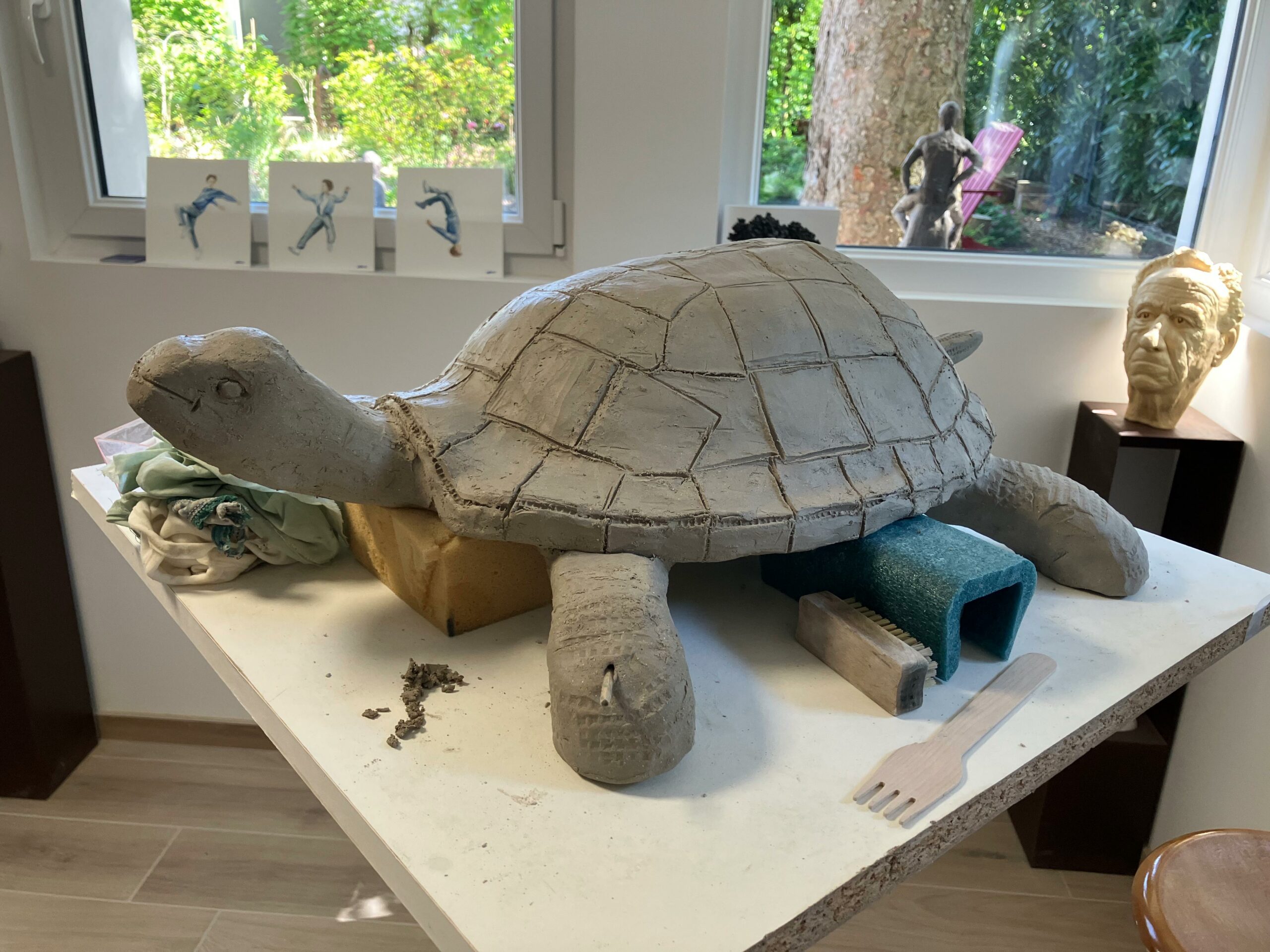atelier de modelage de la terre