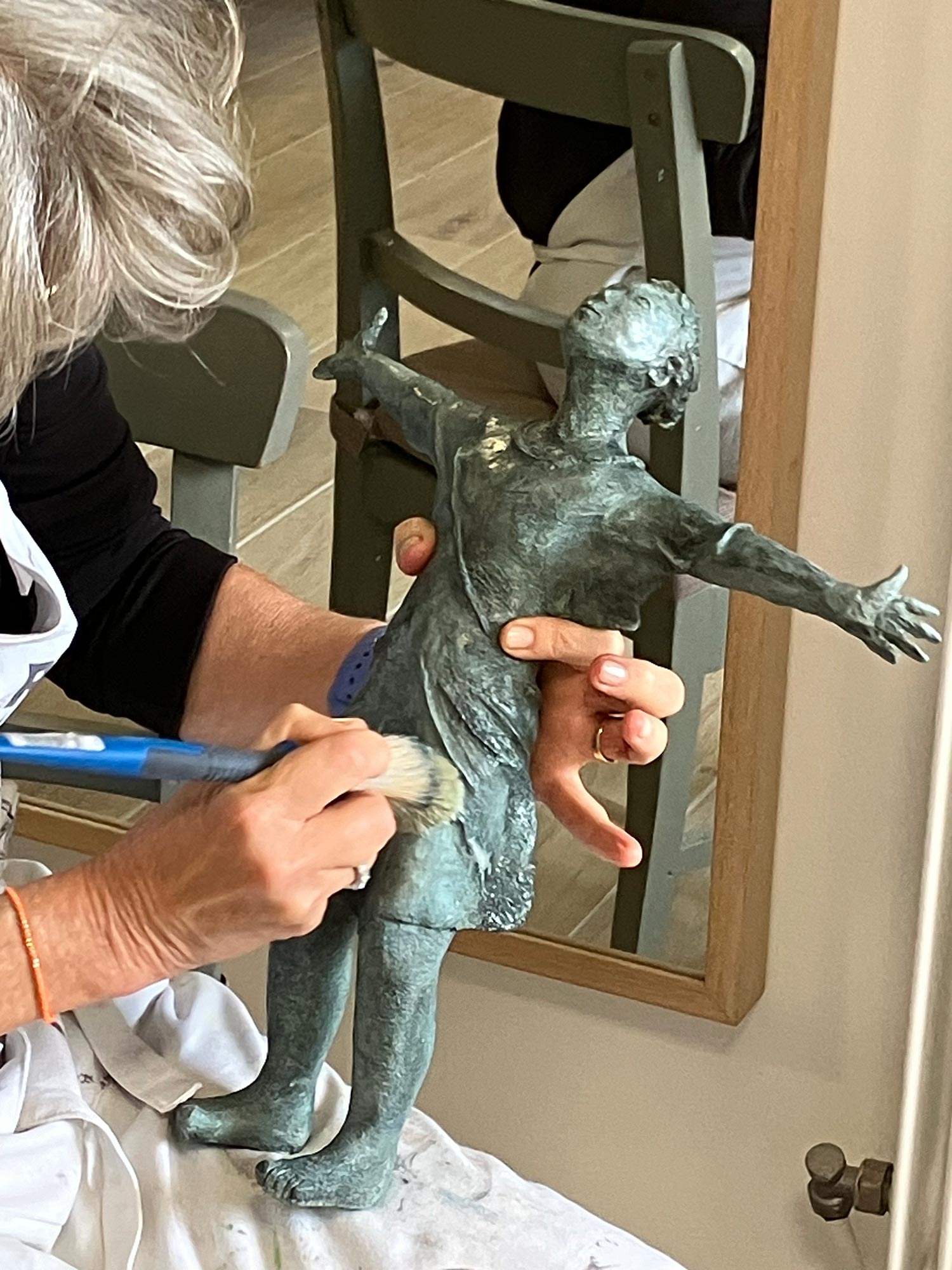 cours Lyon patine sculpture