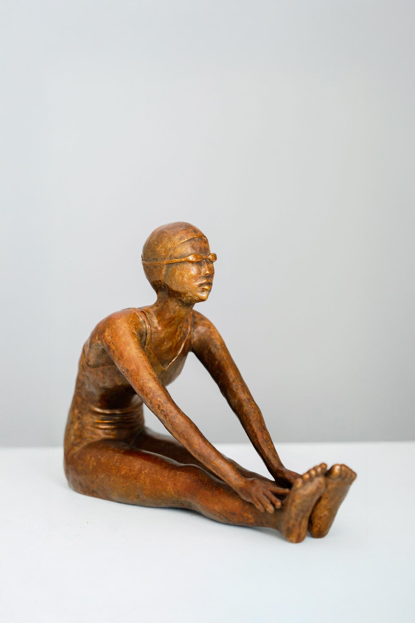 relaxation sculpture bronze 3-quart