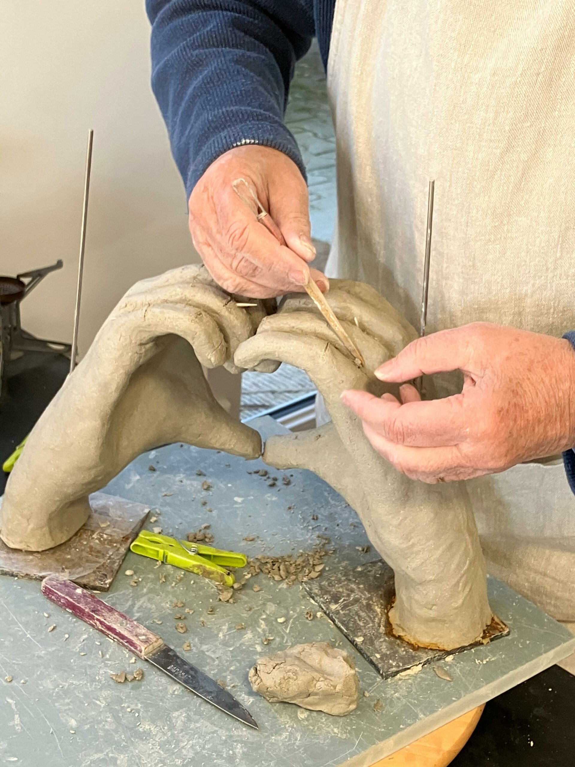 stage sculpture bronze