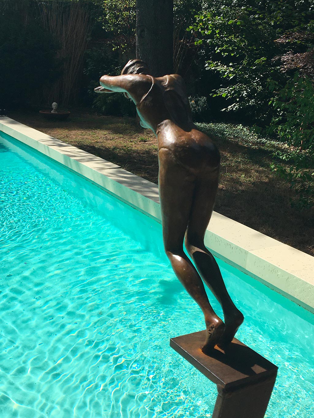 Sylvie Magadur sculpture jardin