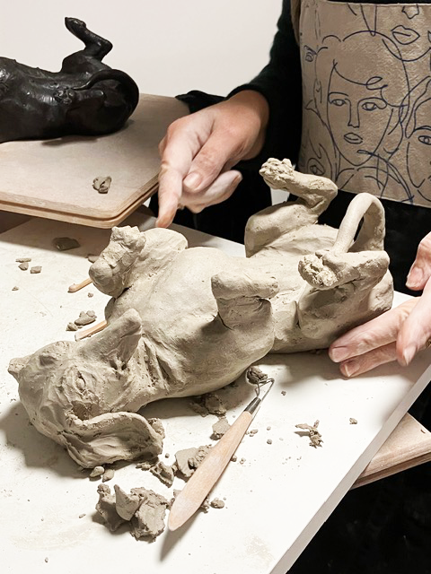 5-sculpter en s'inspirant d'un modèle