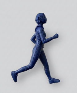 SYLVIE MAGADUR- SCULPTURE- BRONZE-JOGGEUSE-CIRE